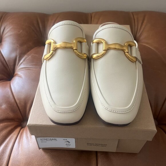 Bibi Lou Zagreb Slip On Loafers Ivory Size 40 - Picture 5 of 7